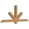 Ekena Millwork Kennewick Timber Gable Bracket, Western Red Cedar, 60"W x 25"H x 3 1/2"D x 3 1/2"F, 10/12 Pitch GBW060X25X0404KEN00SWR - alternate 3